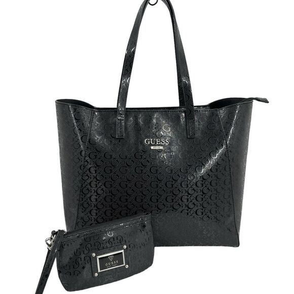 Guess Large Tote Shoulder Bag with Matching wristlet - Picture 12 of 13